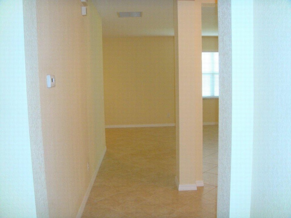 hallway to guest rooms from the living room