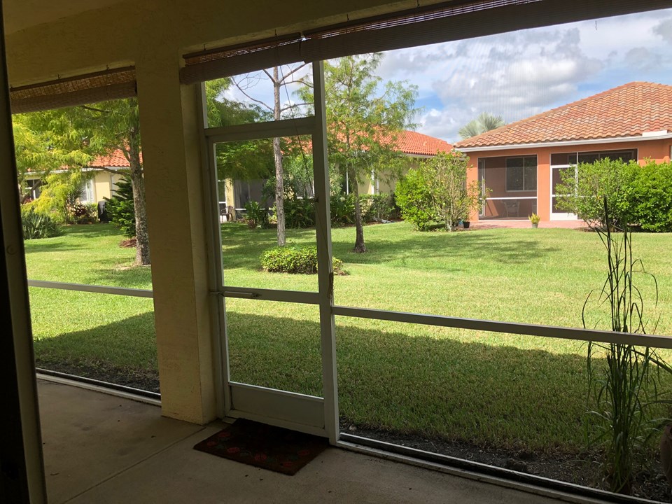 screened covered patio