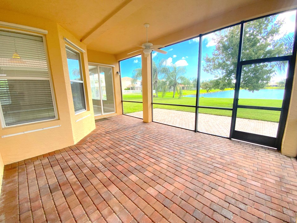 expanded covered patio lake view