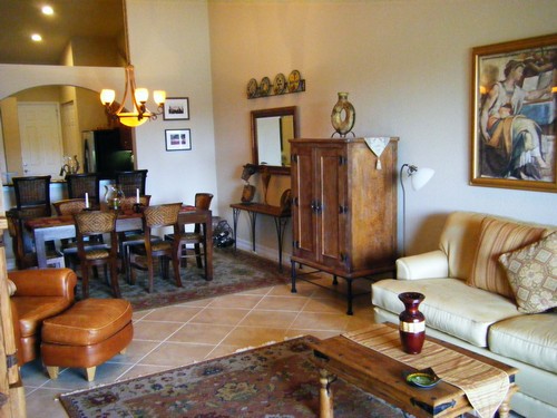 dining room & living room