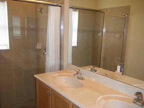 master bath, his & her sinks