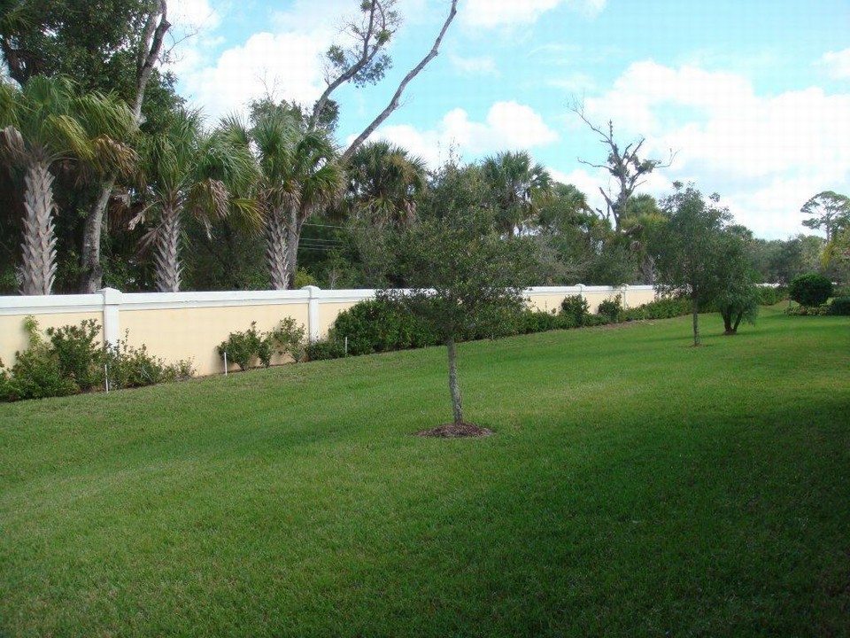 private backyard