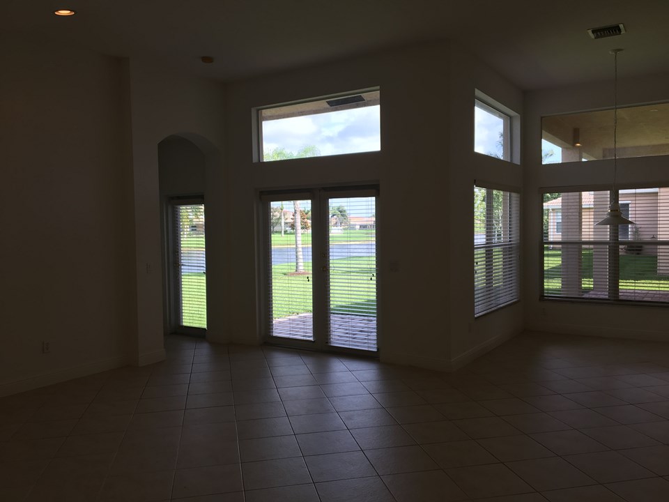 french doors off family room