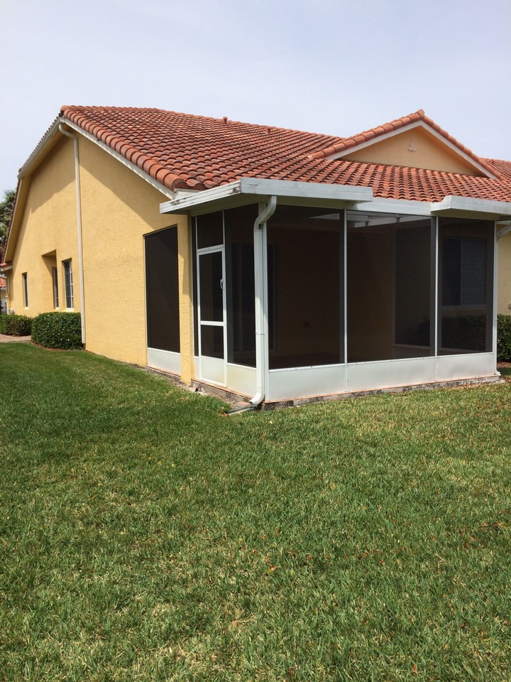 back view of villa