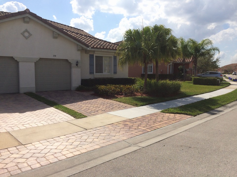 front view-side front entrance-one car garage