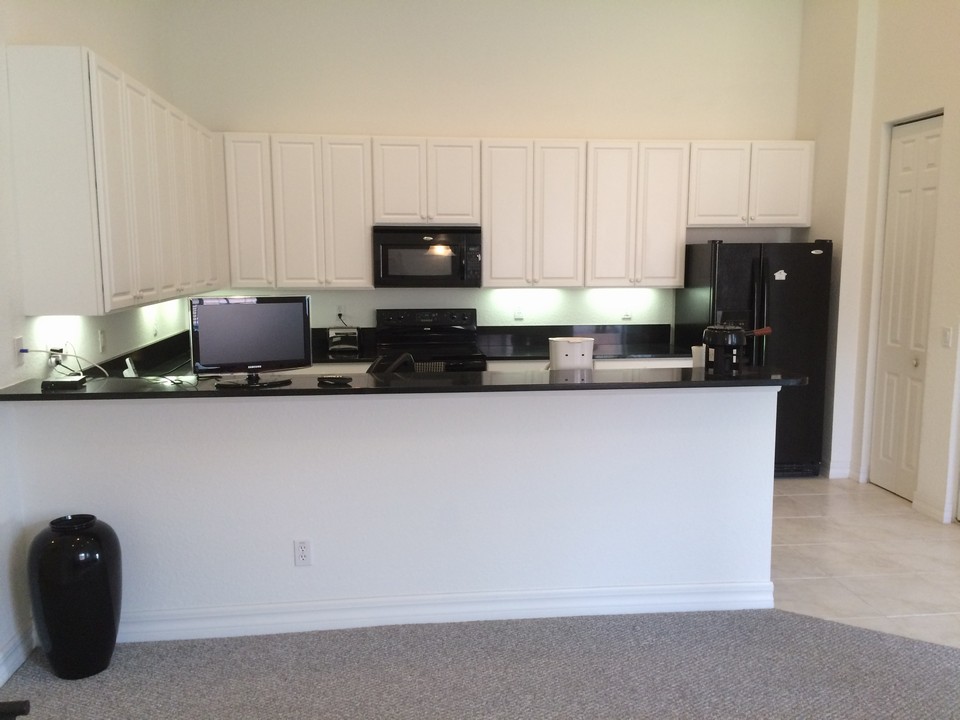 view of kitchen from breakfast nook