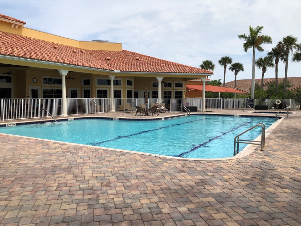 heated community pool
