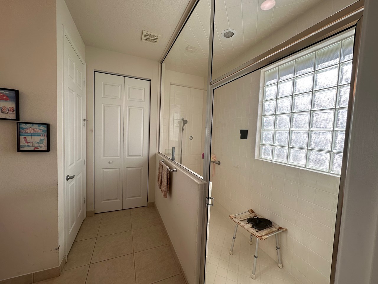 upgraded steam shower
