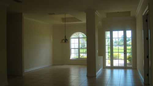 dining room & front entrance