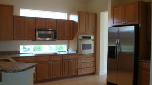 gourmet kitchen with stainless appliances, cooktop , wall oven & microwave