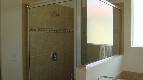 master bathroom, separate shower