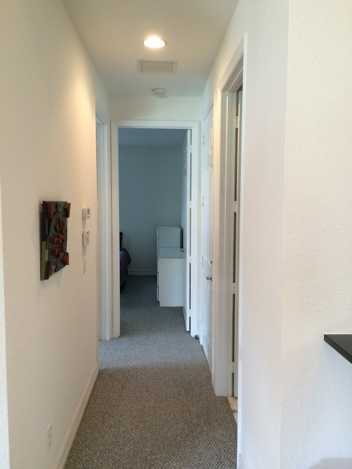 hallway to guest bedrooms