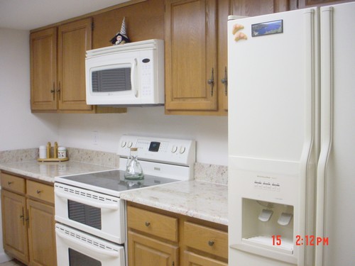 granite kitchen counters with double oven