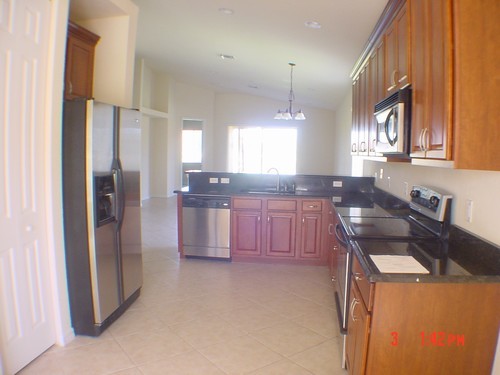 kitchen looking into greatroom