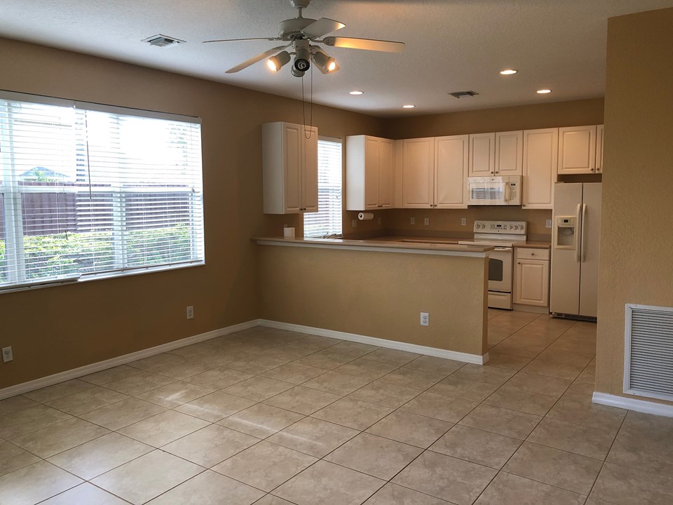 family room, snack counter