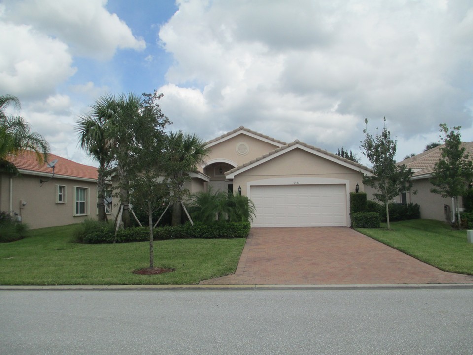 front of house-paver driveway