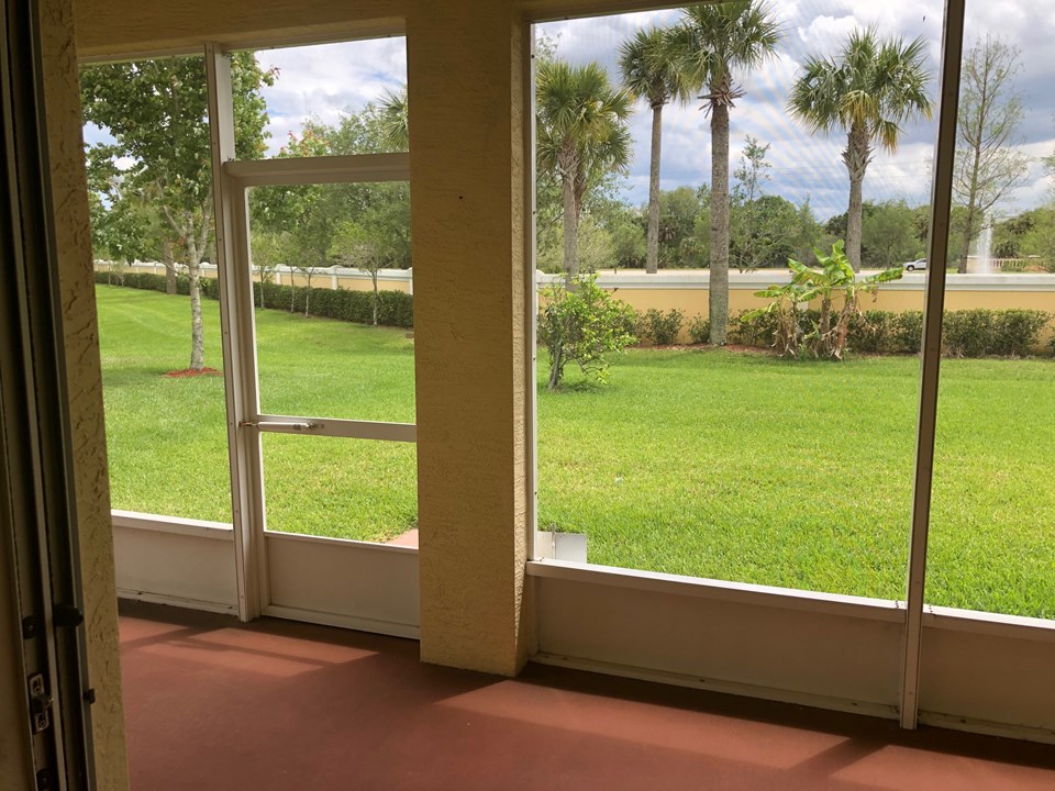screened covered patio
