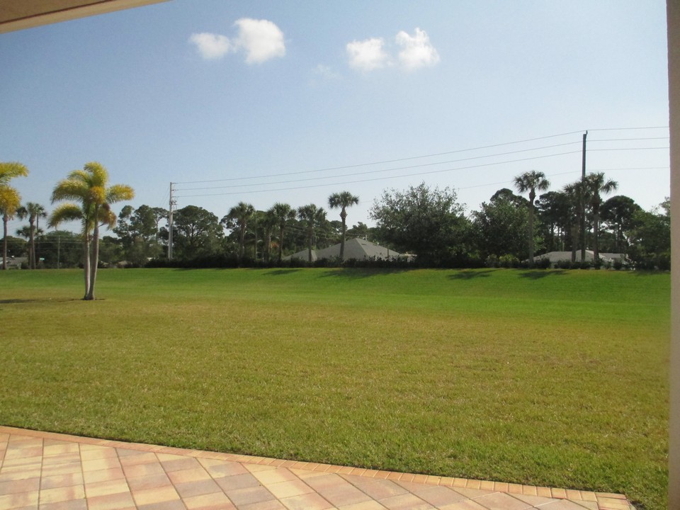 large backyard