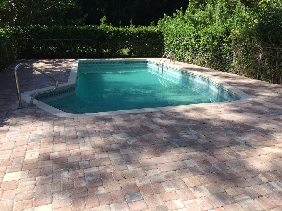 pool with new deck!