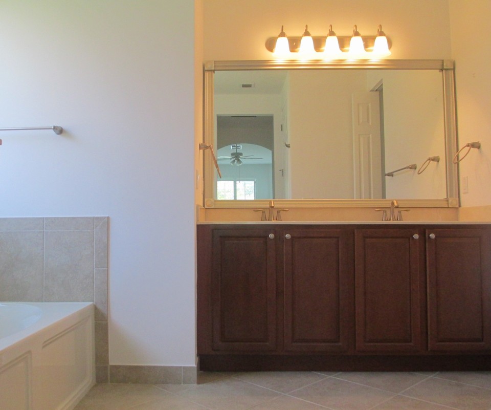 master bath, his & her sinks