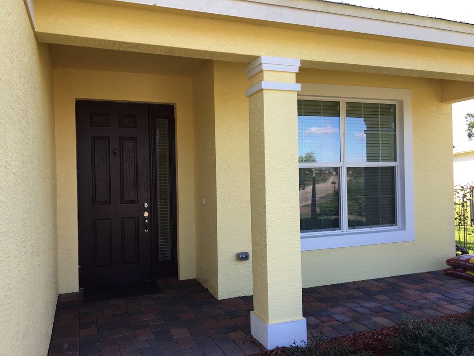 welcoming front entry