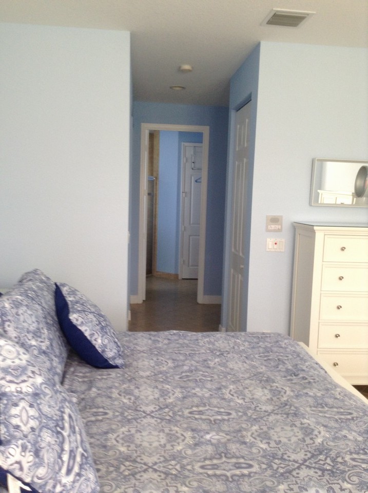 hallway to master bath