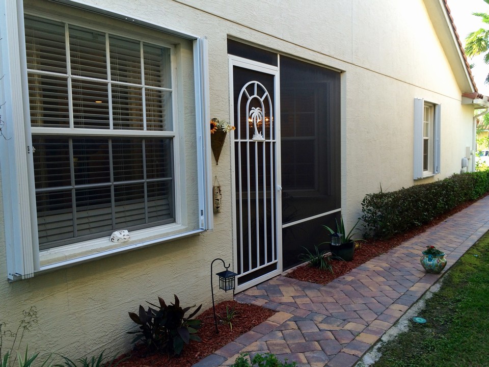 screened entry