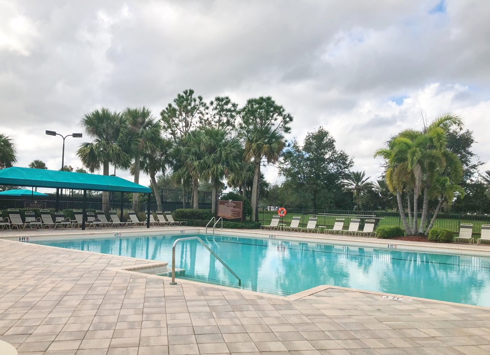 heated community pool