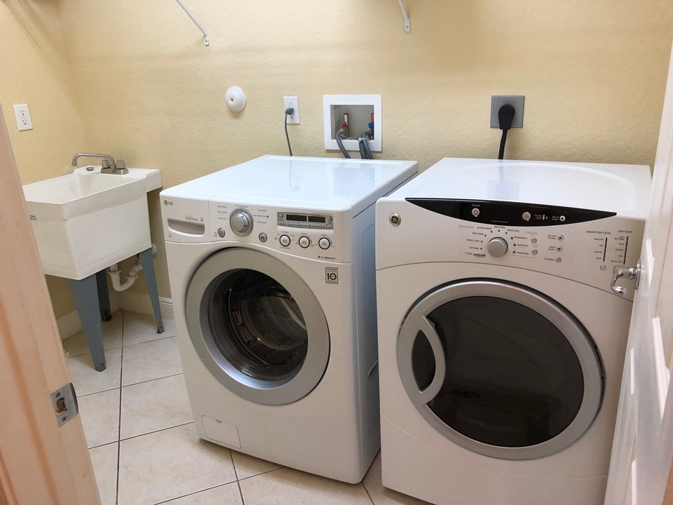 laundry room on 1st floor