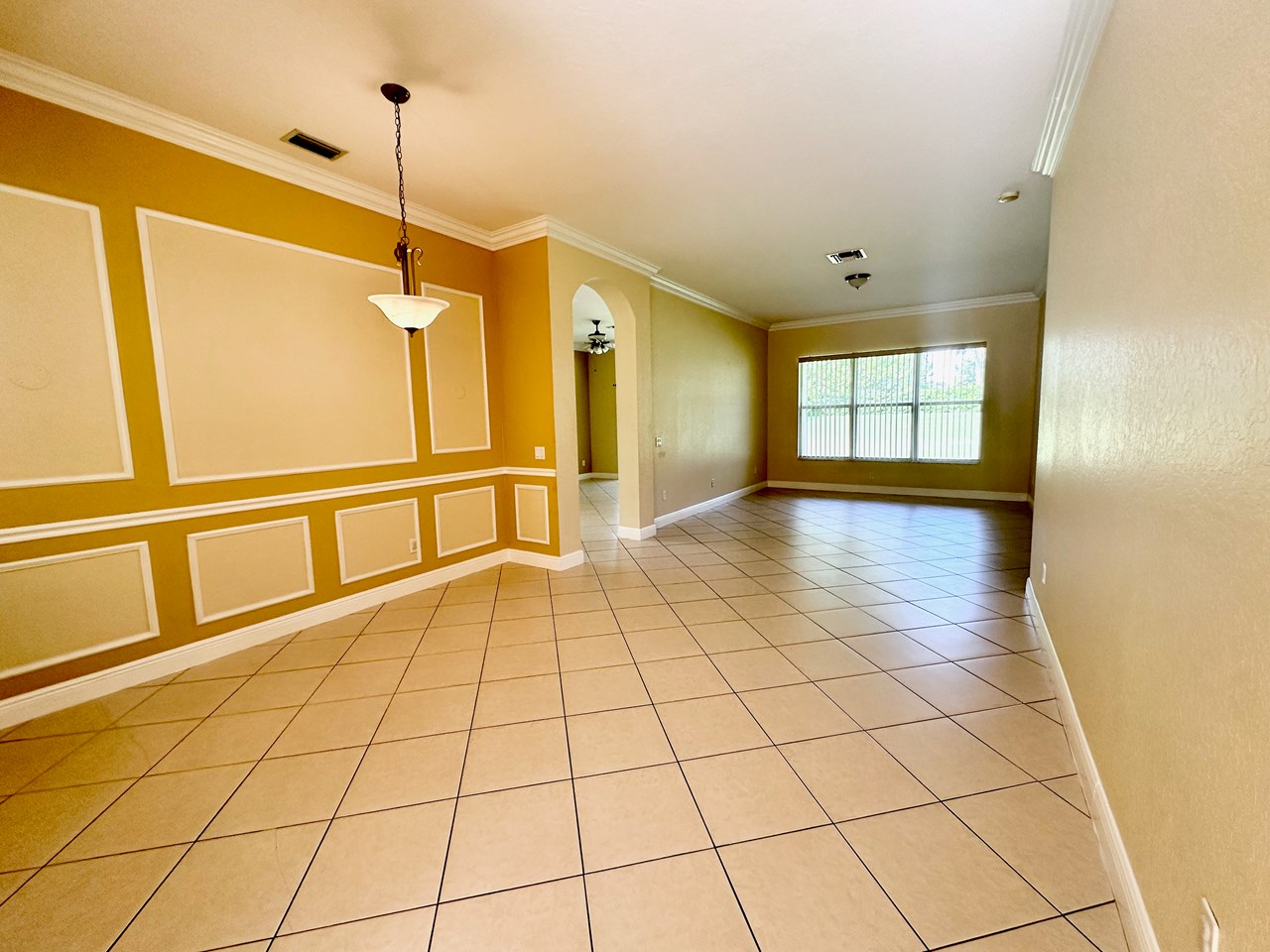 dining room & living room