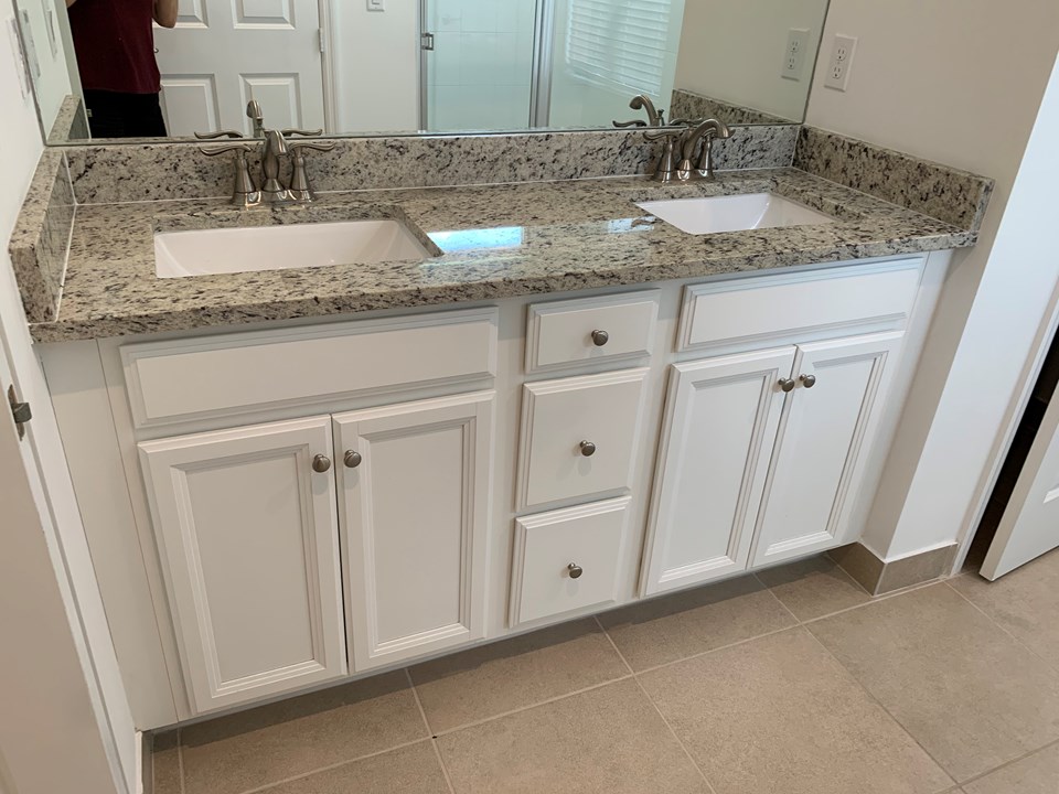 master bath with double sinks