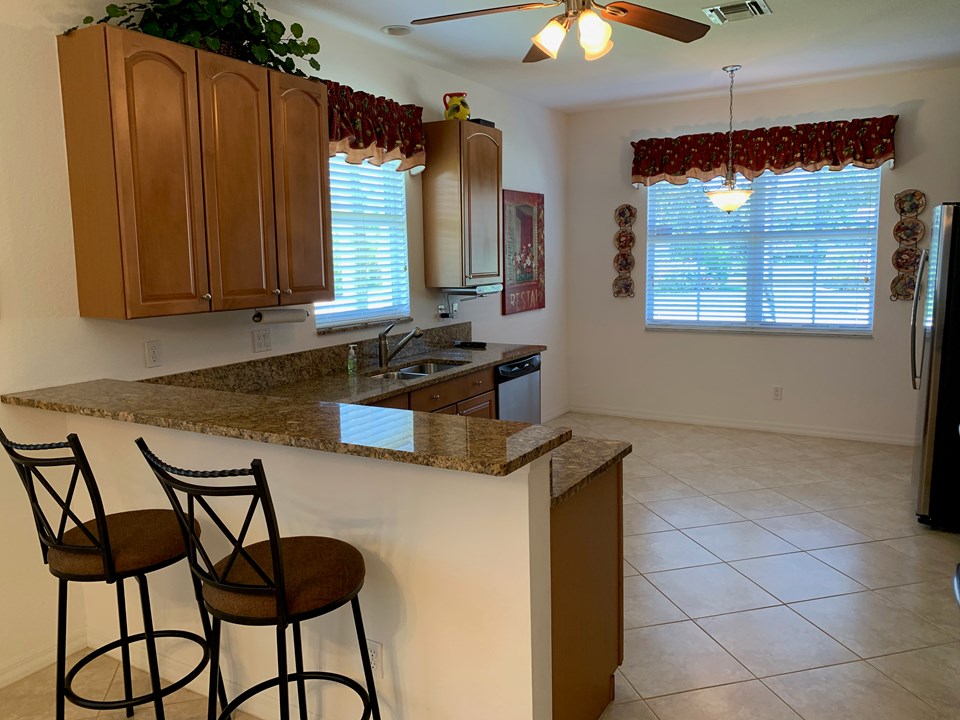spacious kitchen