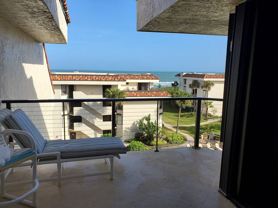 one of 3 balconies off living & bedroom