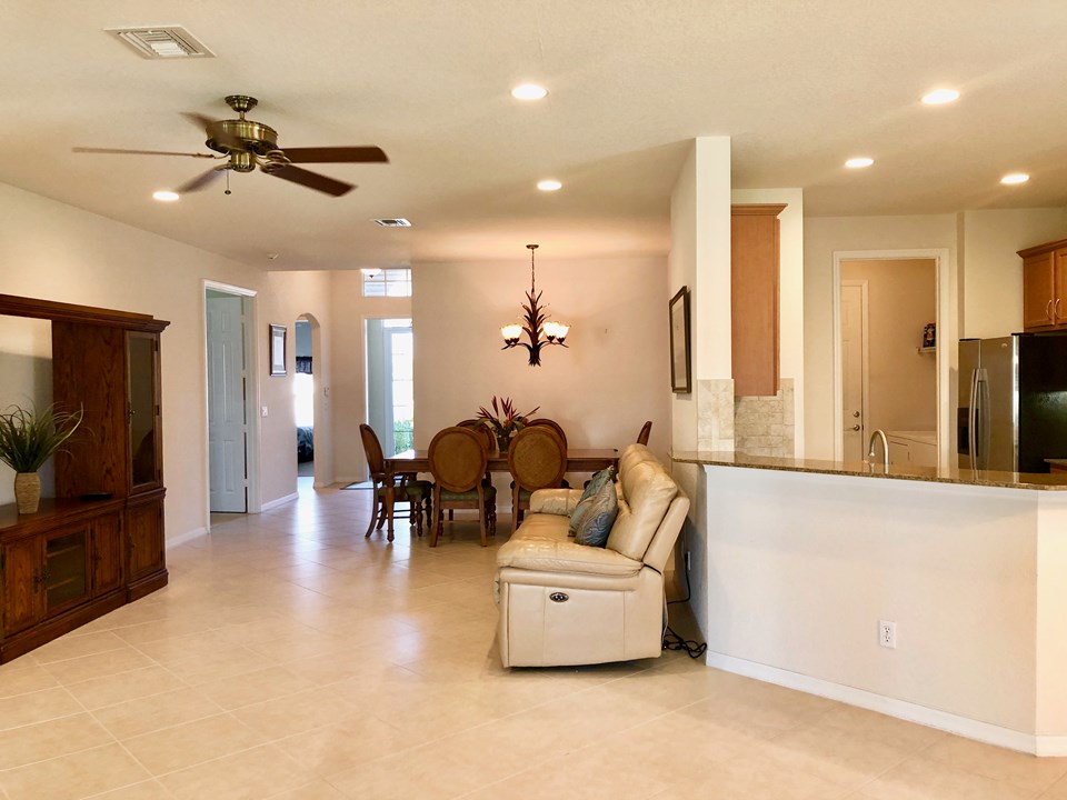 living - dining room