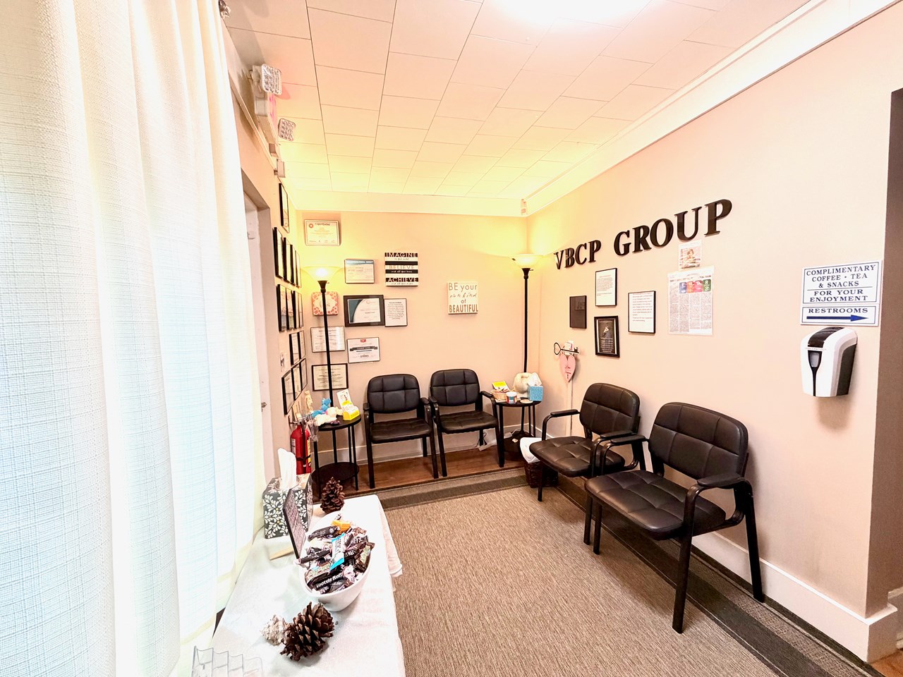 front reception room