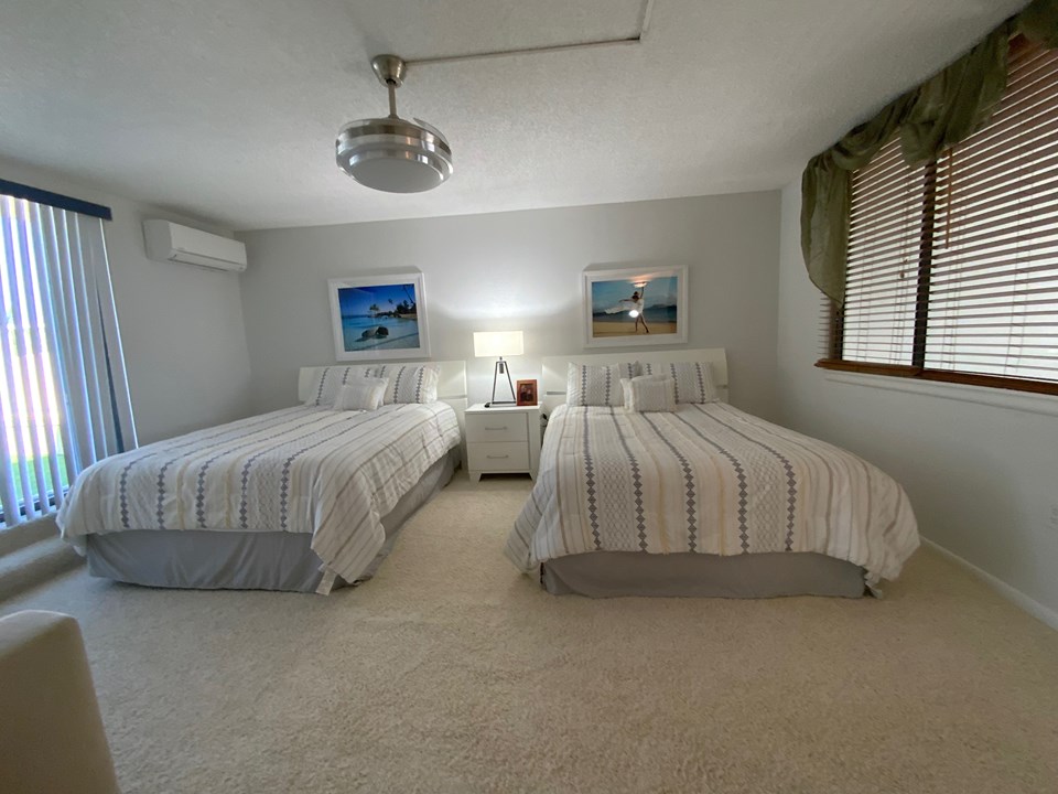 bedroom #3 opens to huge balcony