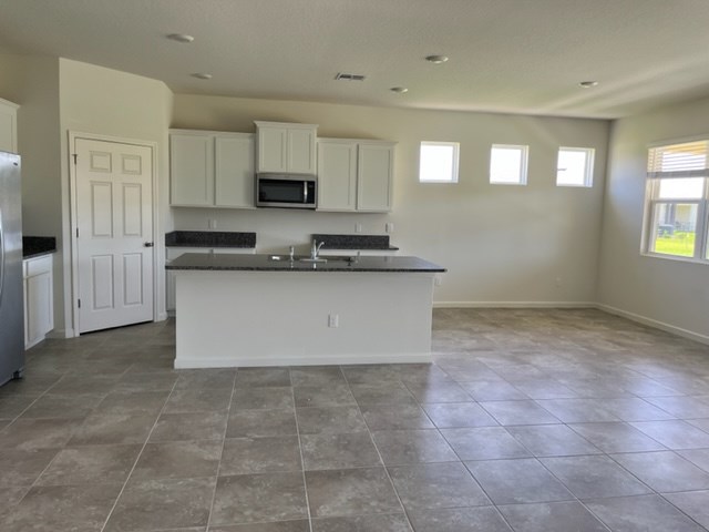 kitchen with island