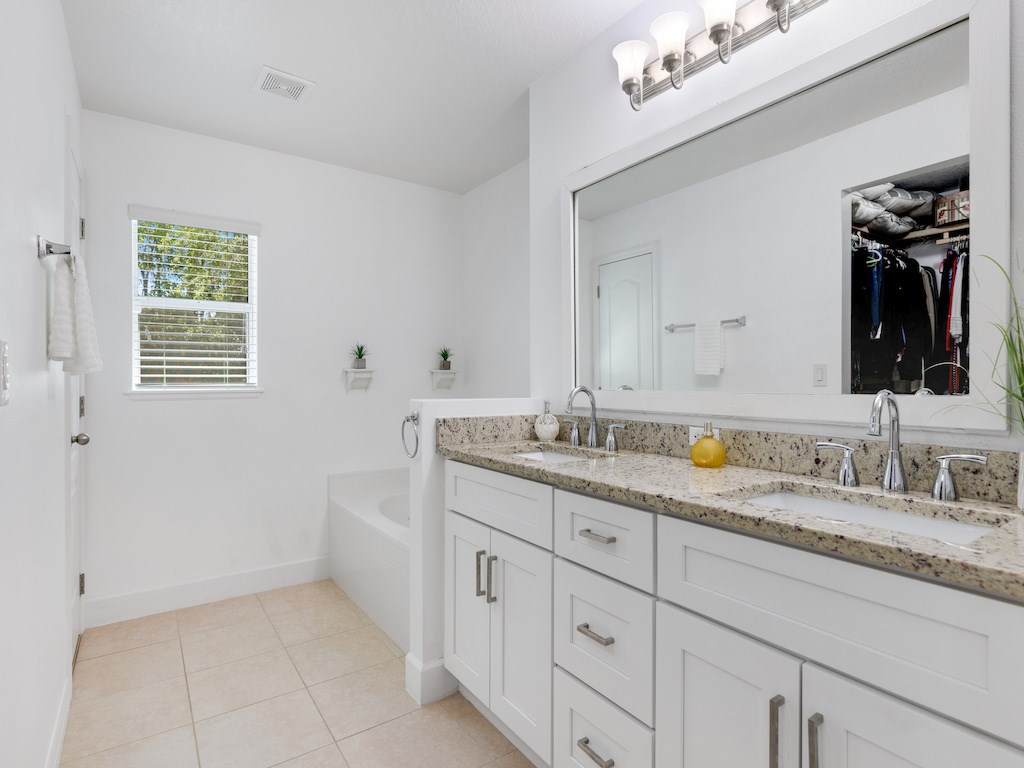 master bath-double sinks