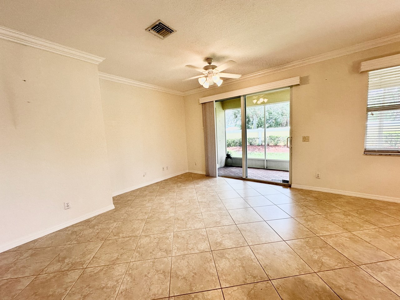 family room/sliding door to patio