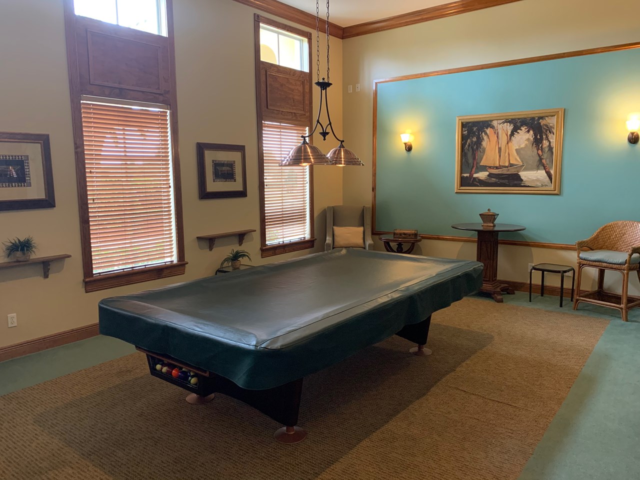billiards room
