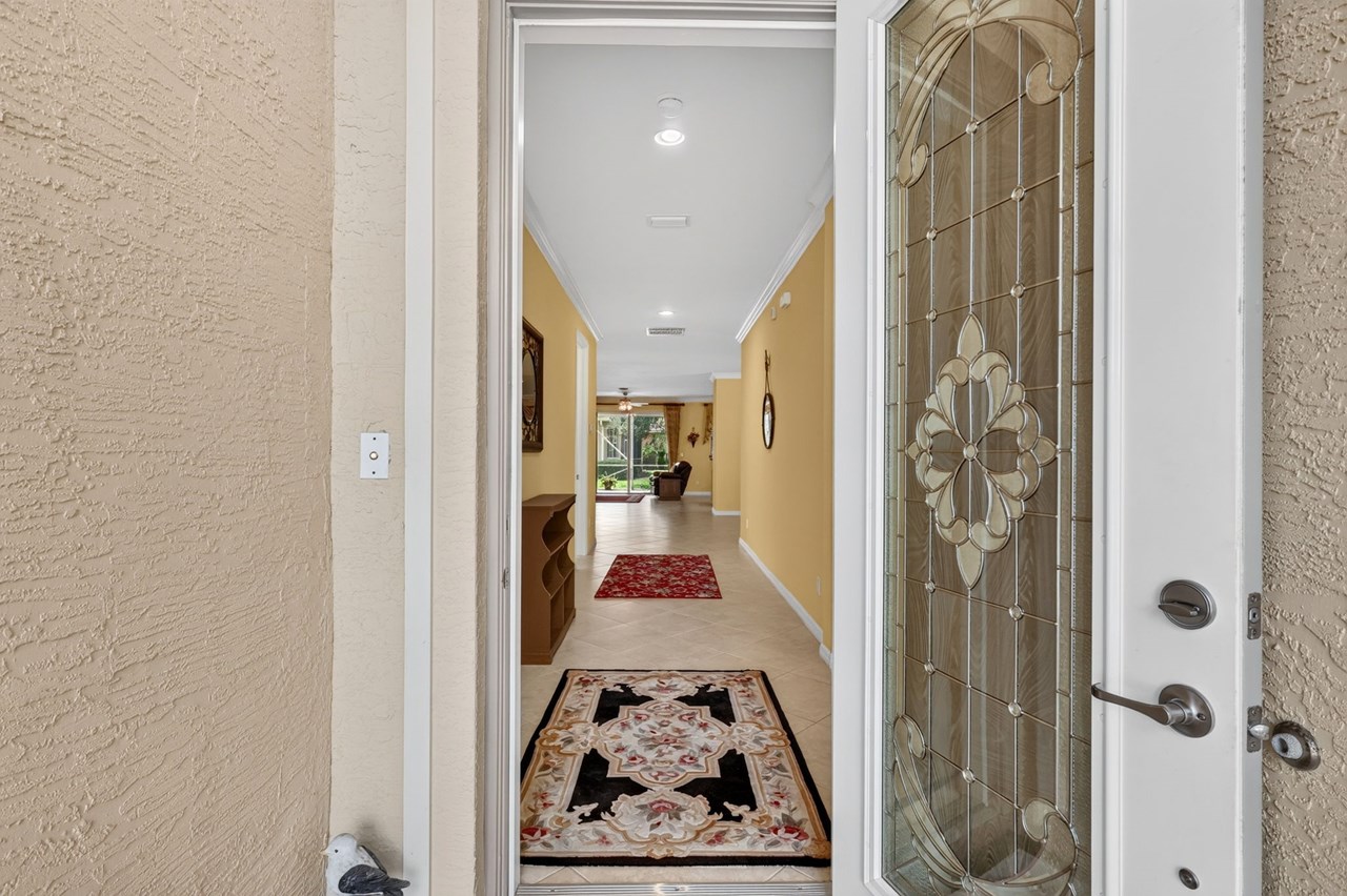 elegant glass door - foyer