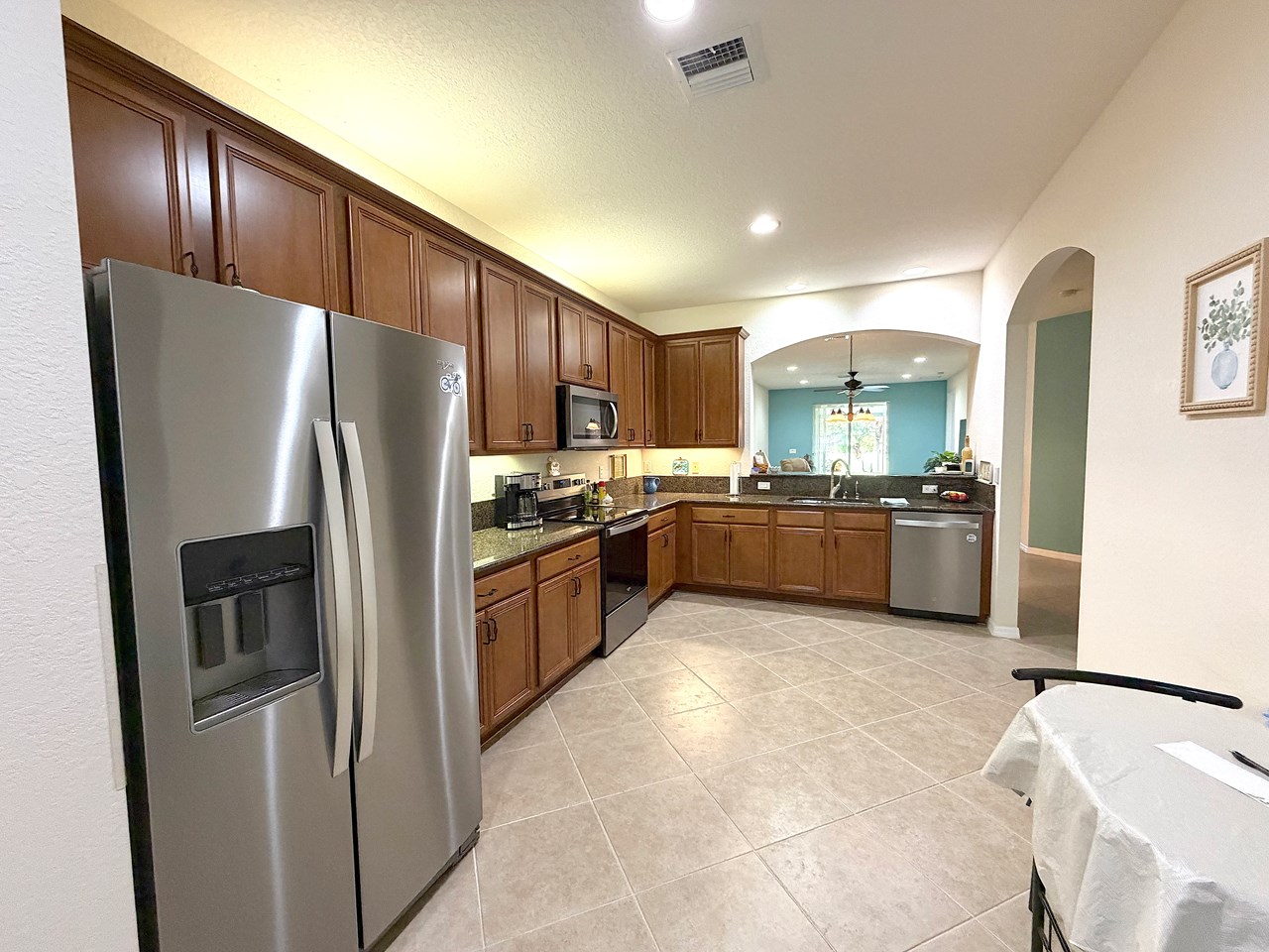 ss appliances - granite countertops-plenty of cabinets